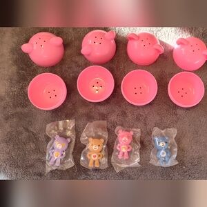Care Bears In Pink Containers